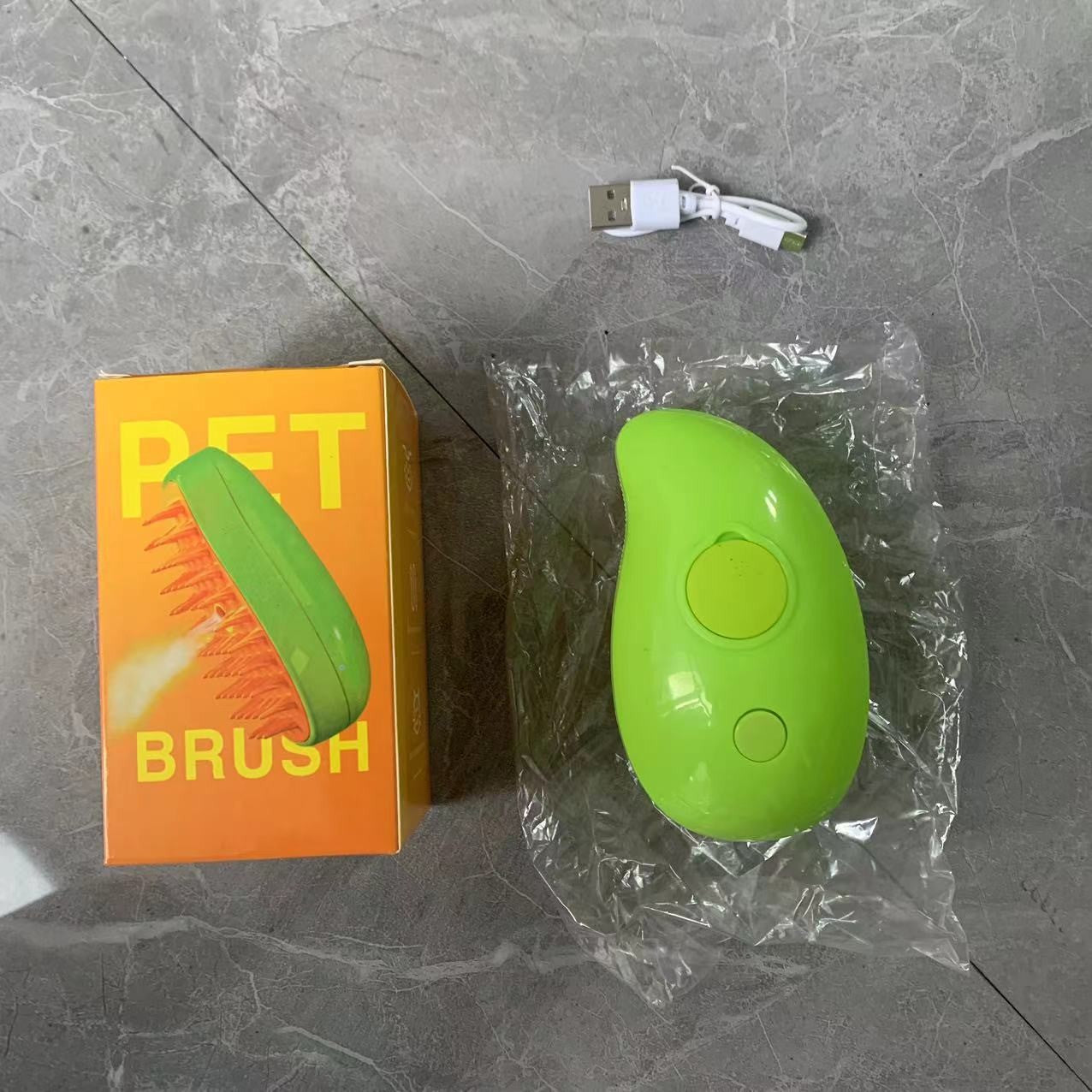 🐾 Cepillo a Vapor para Mascotas – Limpieza Profunda, Pelaje Suave y Relajación en cada Cepillado