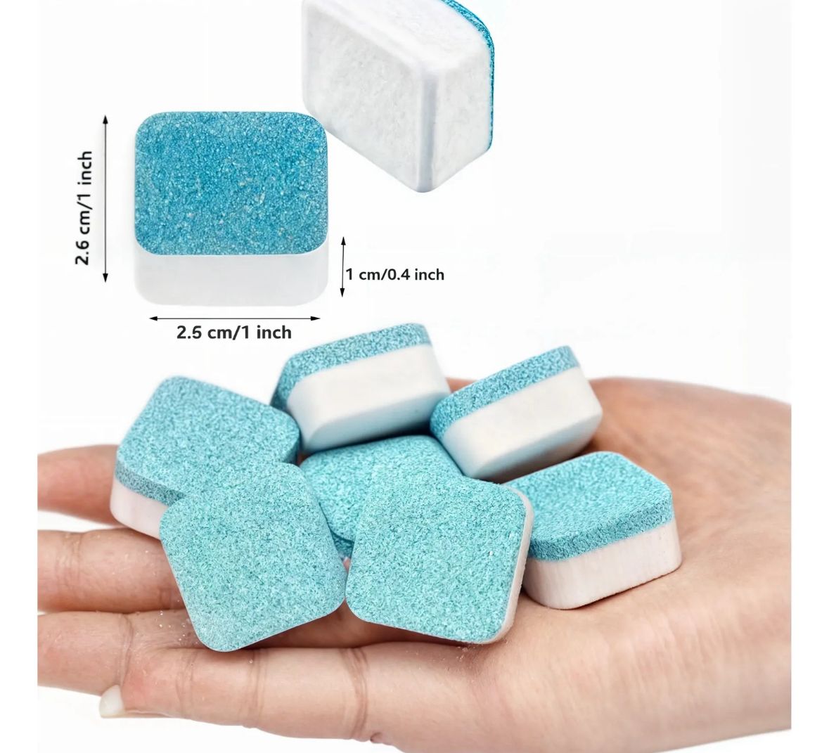 PowerClean Tabs™ – Pack Doble Limpieza Profunda para Lavadora (24 Cápsulas Efervescentes)