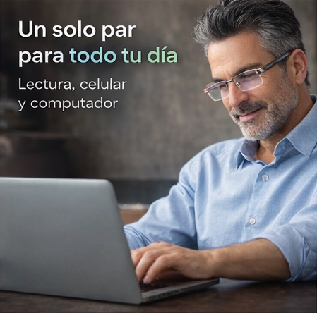 LENTES SMART RT90 – FLEX FOCUS Y FILTRO AZUL (1.0 a 3.0 Dioptrías)