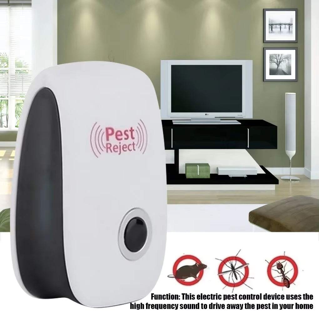 Repelente Ultrasónico Electrónico 220V – Elimina Plagas Sin Químicos ni Olores