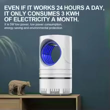 Lámpara Repelente Mata Mosquitos UV – Elimina Mosquitos Sin Olores ni Químicos