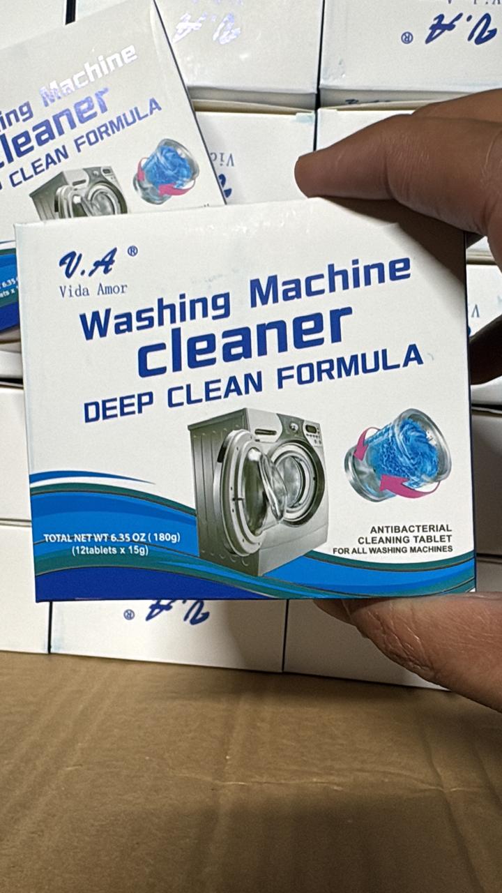 PowerClean Tabs™ – Pack Doble Limpieza Profunda para Lavadora (24 Cápsulas Efervescentes)